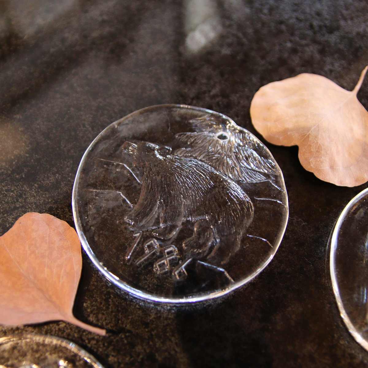 ヌータヤルヴィ / Nuutajarvi ガラスオーナメント6点set フィンランド