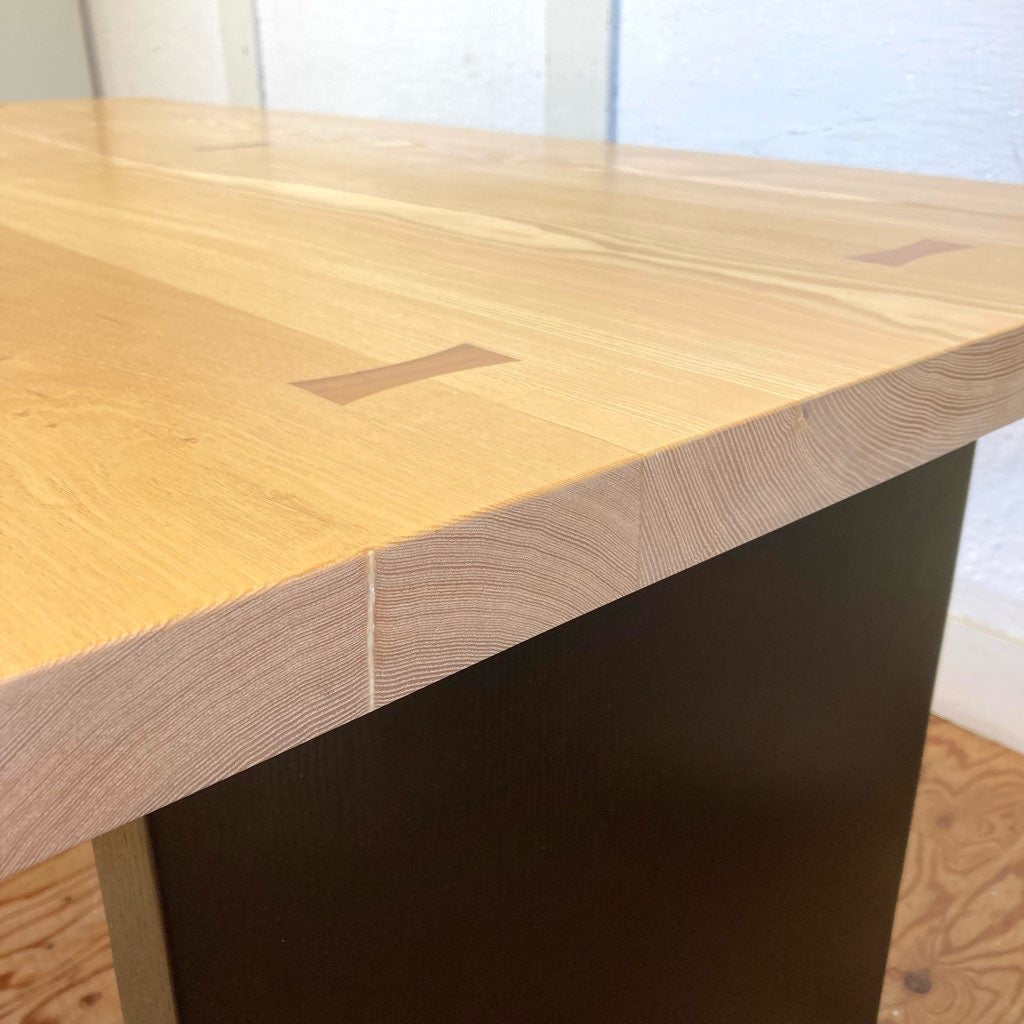 柏木工 無垢材 ダイニングテーブル 150㎝ 飛騨 展示品 オーク タモ