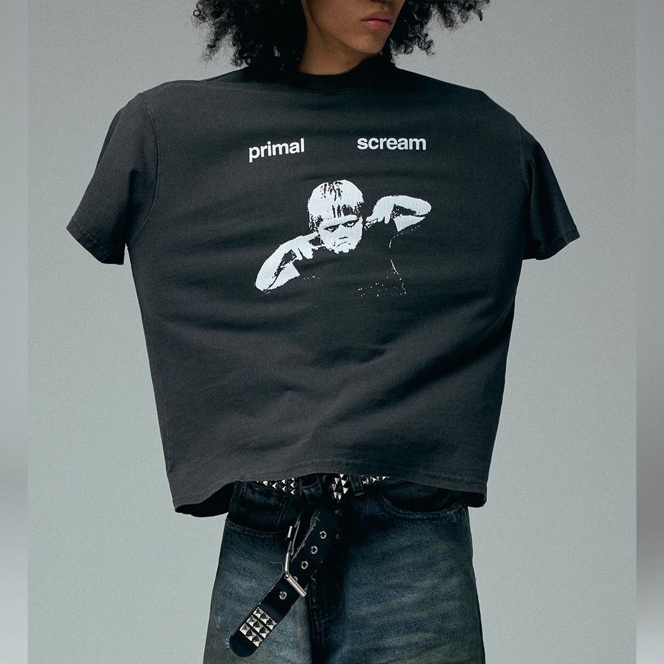 Basketcase - PRIMAL SCREAM, t-shirt Vintage Black | River