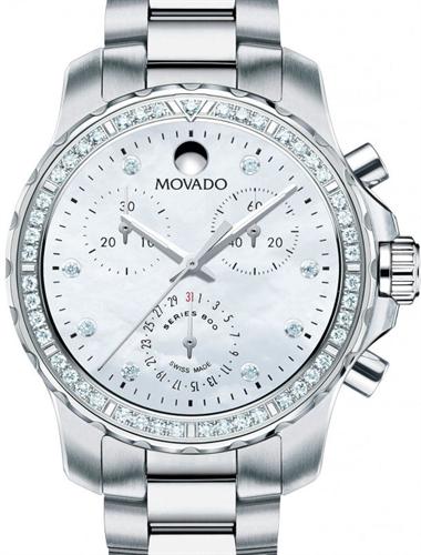Series 800 Chrono Mop Dial 2600129 - Movado Ladies wrist watch