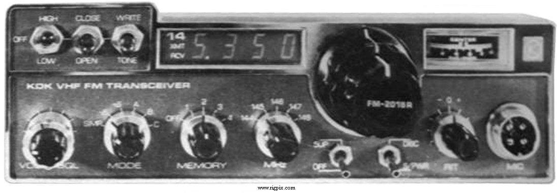 RigPix Database - KDK (Kyokuto Denshi Co. Ltd.) - FM-2015R