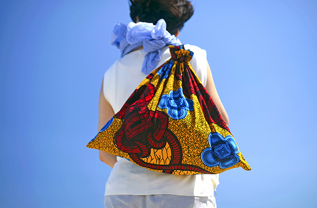 アフリカとつくるファブリックポーチ＆巾着｜RuiseB「ルイズビィ」