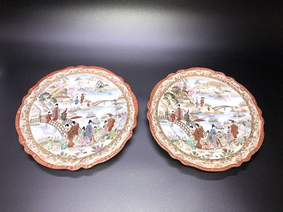 伊万里焼 『色絵皿 蝶形』 ｜骨董品買取 緑和堂