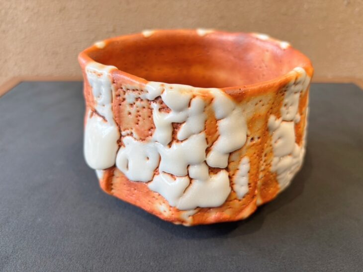 林正太郎 『赤志野茶盌』 ｜骨董品買取 緑和堂