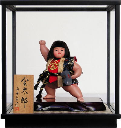 金太郎ケース飾り/真多呂作[GN-362]/五月人形/東昭齊秀月モリヤ人形店