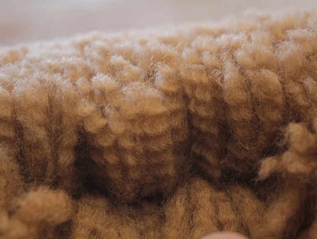 ムートンシーツ クリンプシーツ 日本ムートン 最高級 高密度 35mm 巻き