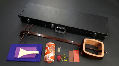 民謡紅木金細最高級三味線