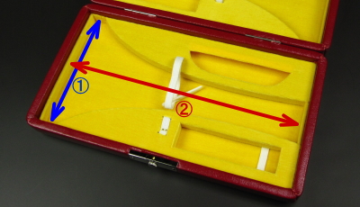 三味線 地唄用柄物撥ケース・（一丁入）