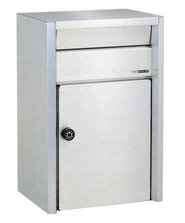 郵便受け箱(大型大容量ポスト)687鍵付きの | ステンレスポストの通販サイト