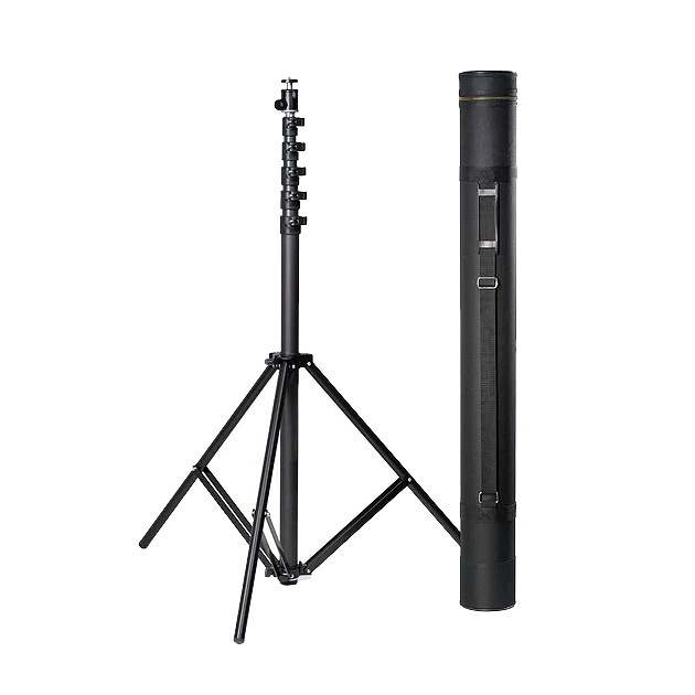 高所点検・撮影用カーボンファイバー製伸縮ロッド（4.5m三脚セット