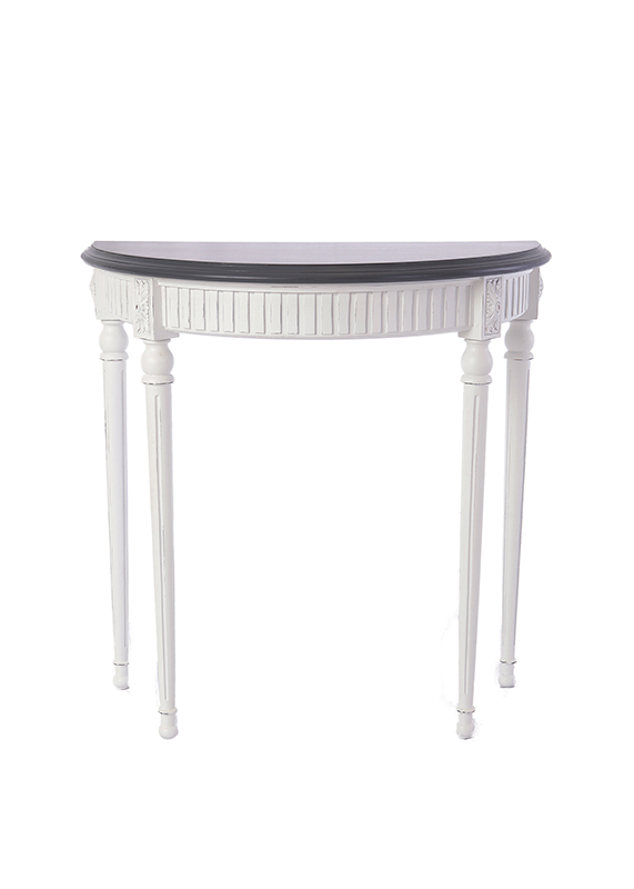 シャビーシック コンソール クララ フレンチアンティークホワイト色