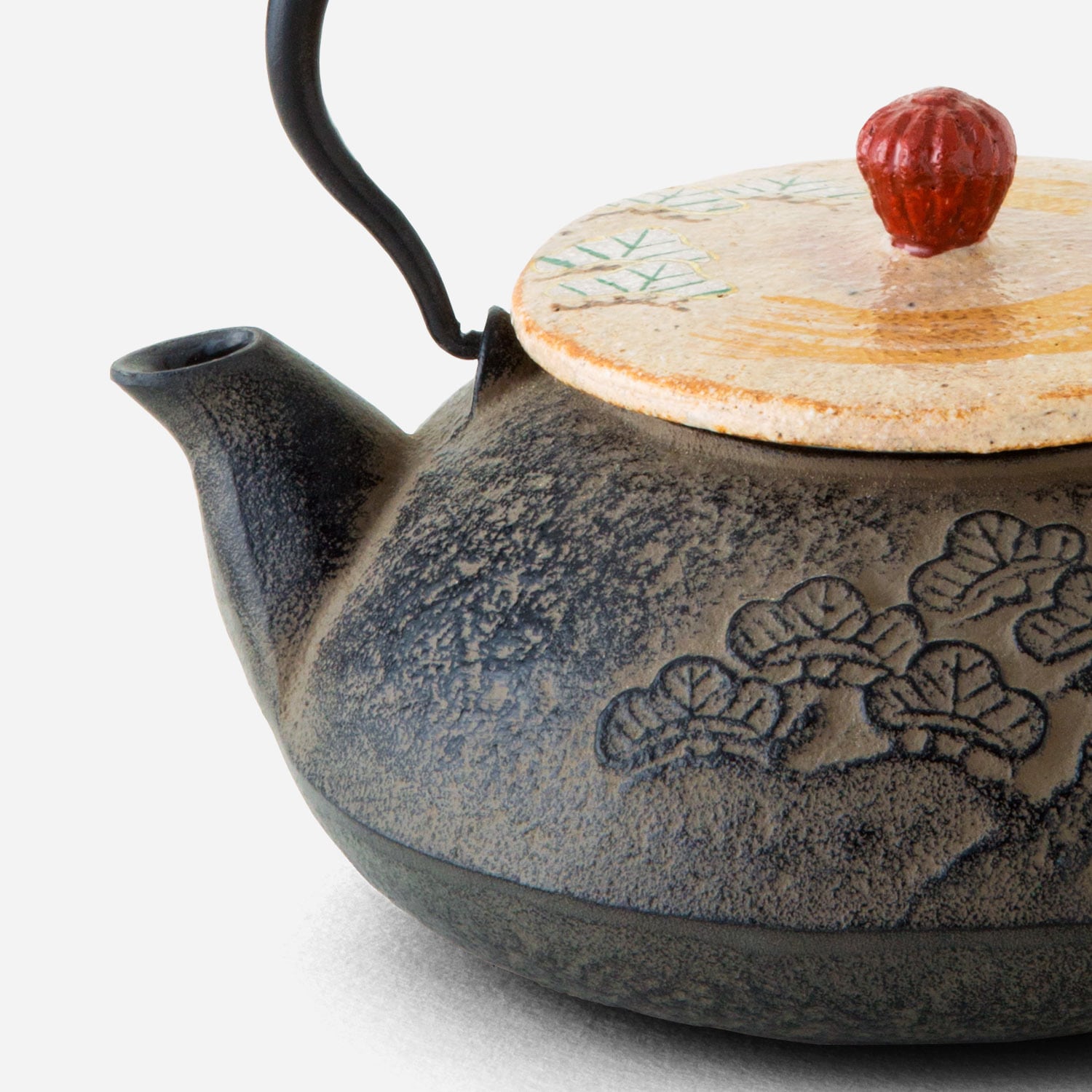 鉄瓶急須 金銀彩鶴 | 西川貞三郎商店