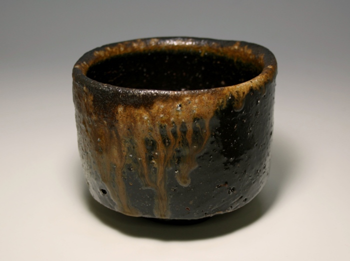 伊勢崎 淳 黒茶碗 共箱制作中