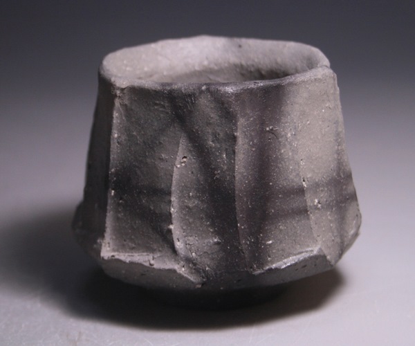 浦上光弘 作 「青備前酒呑」 ～備前焼専門卸小売店 川口陶楽苑～