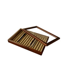 ペントレイ（蓋なし） [万年筆,波板,起毛状布,スタッキング可能,15本入れ]