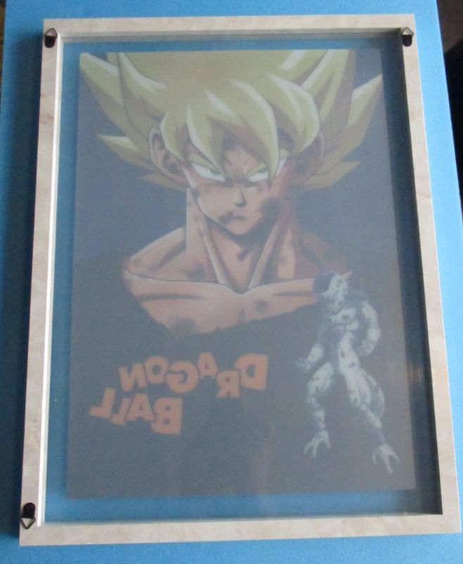 ドラゴンボール[鳥山明◎ビジュアルボード◎悟空フリーザ額縁入