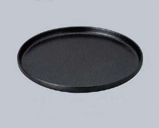 黒耀27cm切立プレート(切立皿)|食器通販の陶磁庵