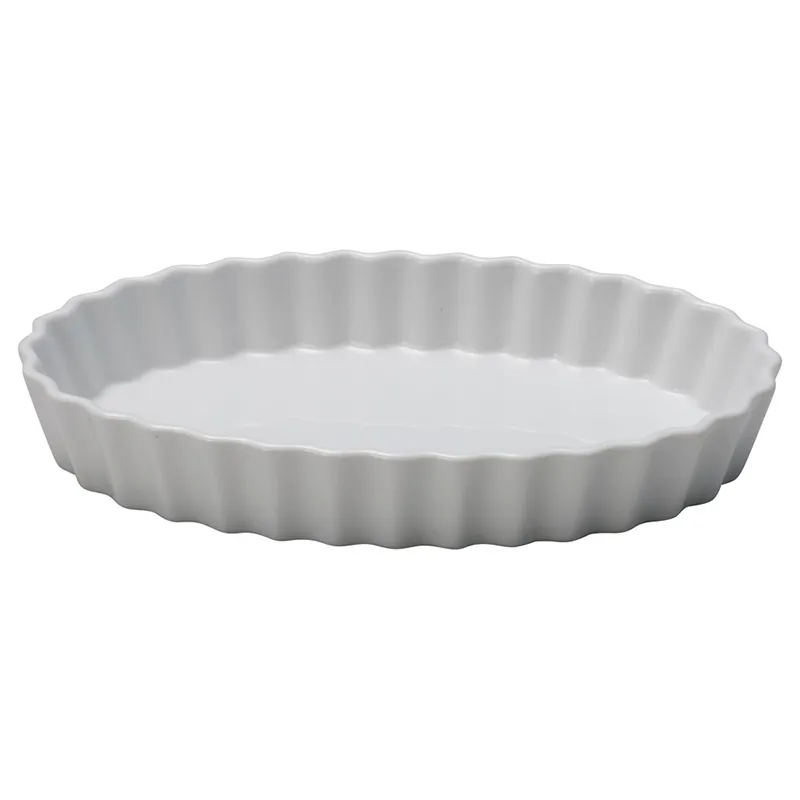 オーブンレンジ 13cmパイ皿白(パイ皿・トリュフ)|食器通販の陶磁庵