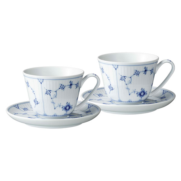 ロイヤル コペンハーゲン] ブルーフルーテッド プレイン カップ