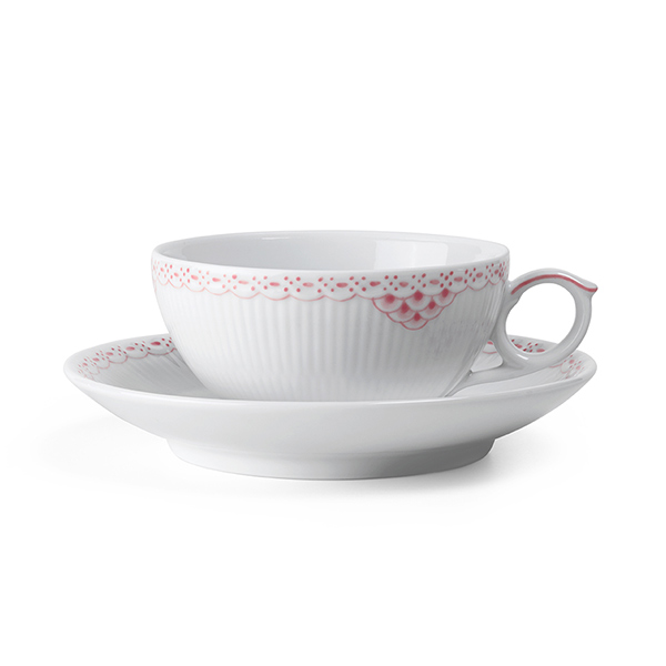ロイヤル コペンハーゲン] コーラル レース ティーカップ&ソーサー