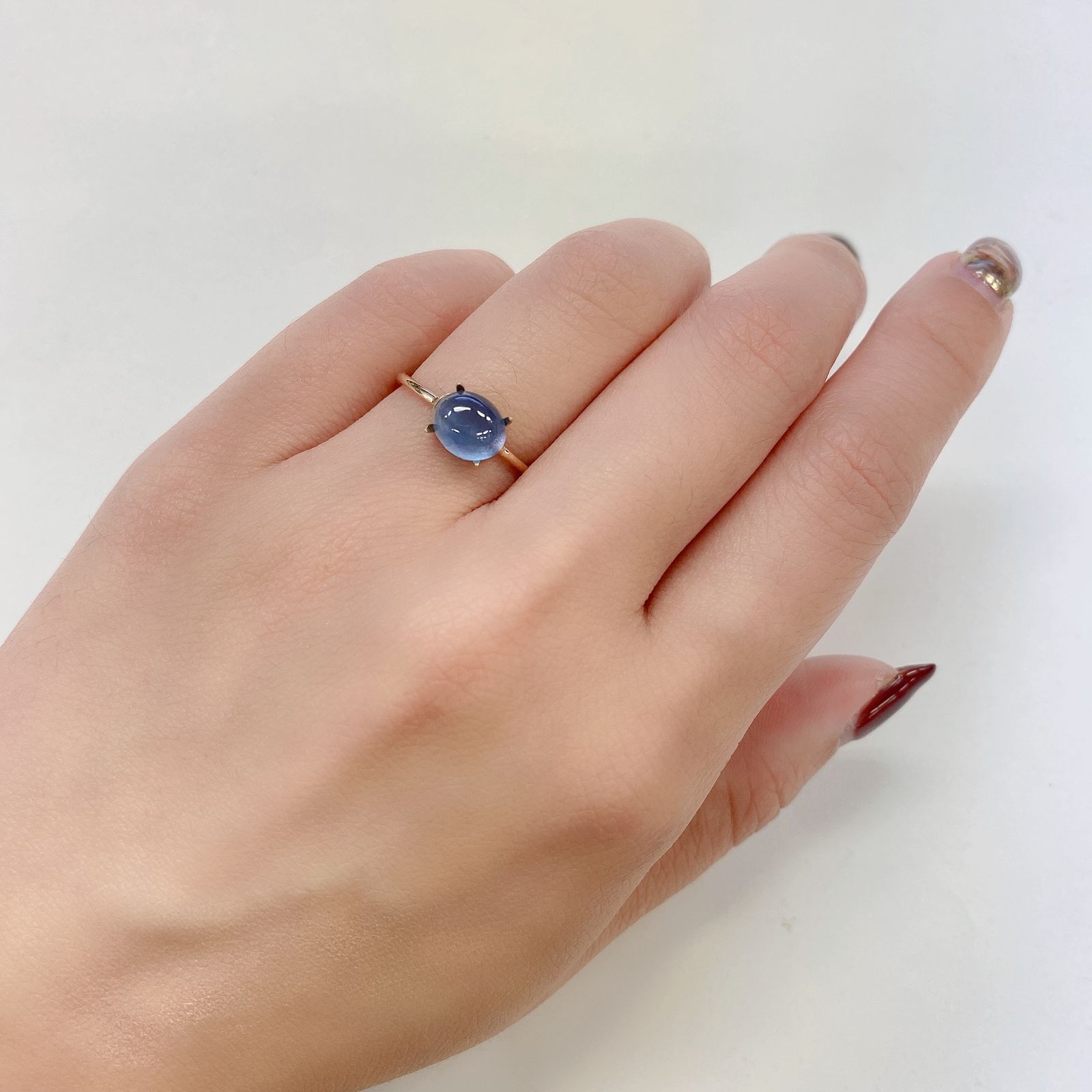 アパタイトキャッツアイ(宝石名ブルー・アパタイト・キャッツアイ