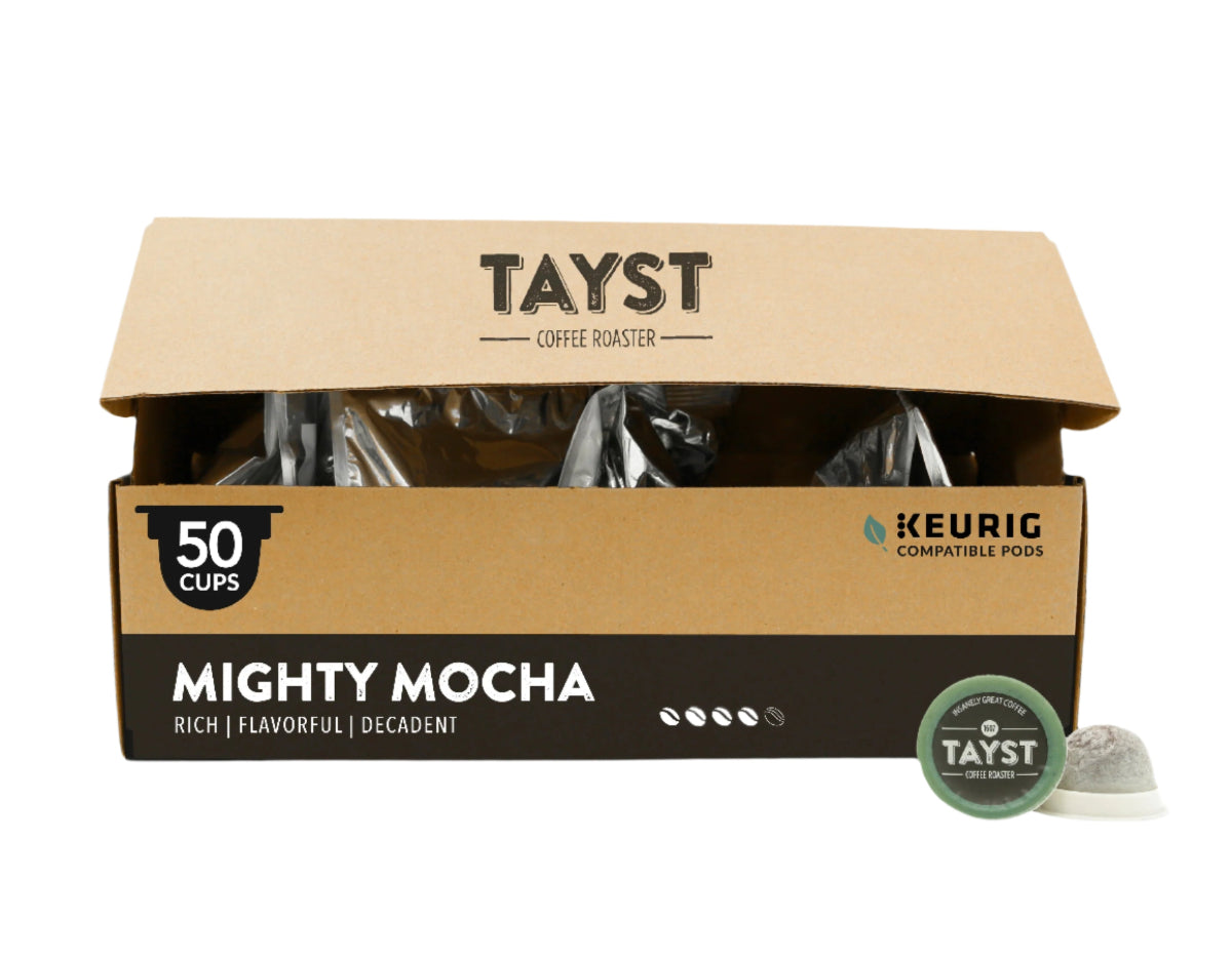 Mighty Mocha | Mocha Coffee K Cups | Mocha Coffee Pods