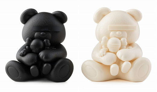 Undercover Bear KAWS Companion (Black & White)Undercover Bear KAWS