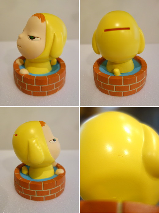 Abandoned puppy in the fountain (黄)Abandoned puppy in the