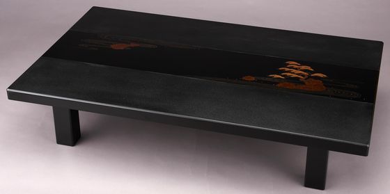 座卓 両側乾漆・岩に松蒔絵 1,760,000円（税込） | 輪島塗の塗師屋