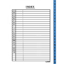 たのめーる】ライオン事務器 ファイル用インデックス ABC見出し A4 縦