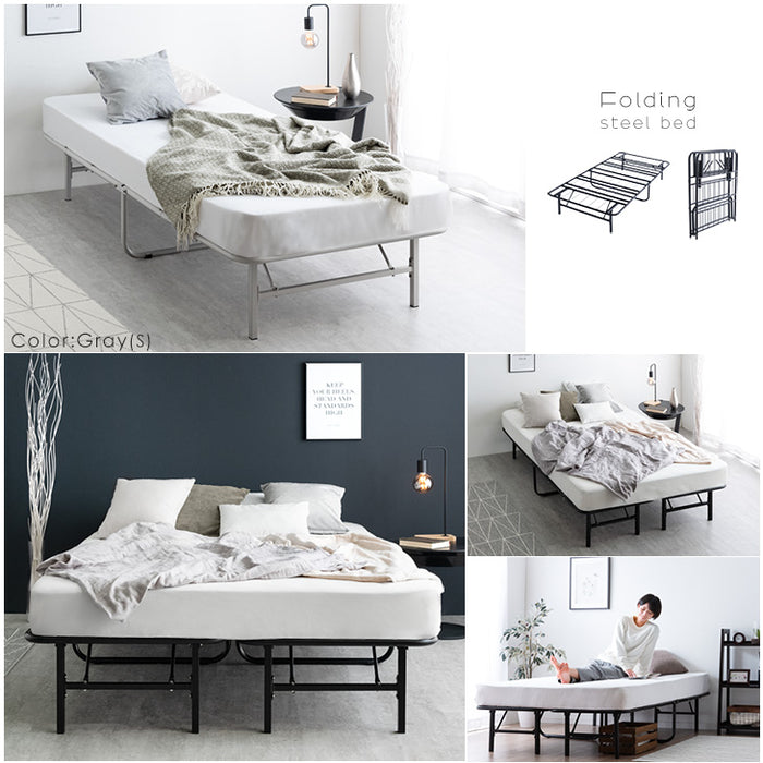 シングル］パイプベッド フレーム単品 頑丈設計 耐荷重200kg