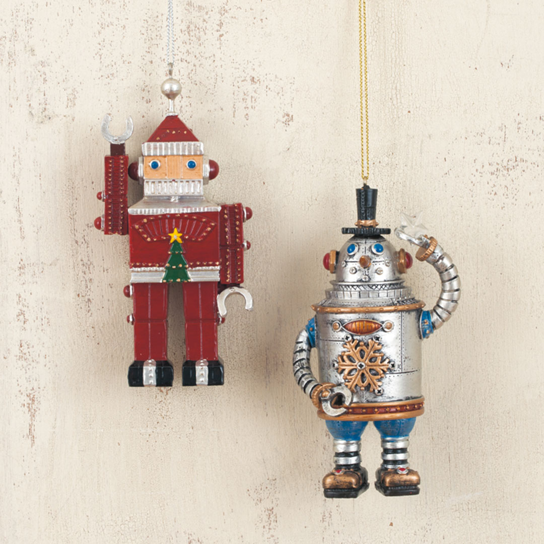 ロボットクリスマスオーナメントセット: 完成品・雑貨｜手づくりタウン