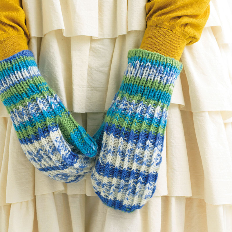 レシピ〉ネックウォーマーとミトン: レシピ｜手づくりタウン by 日本