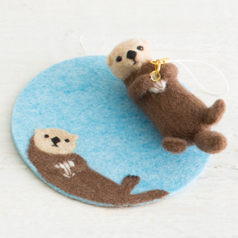 yucoco cafeさんの羊毛フェルト ラッコ: キット｜手づくりタウン by