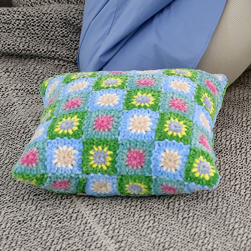 レシピ〉モチーフつなぎのクッションカバー: レシピ｜手づくりタウン