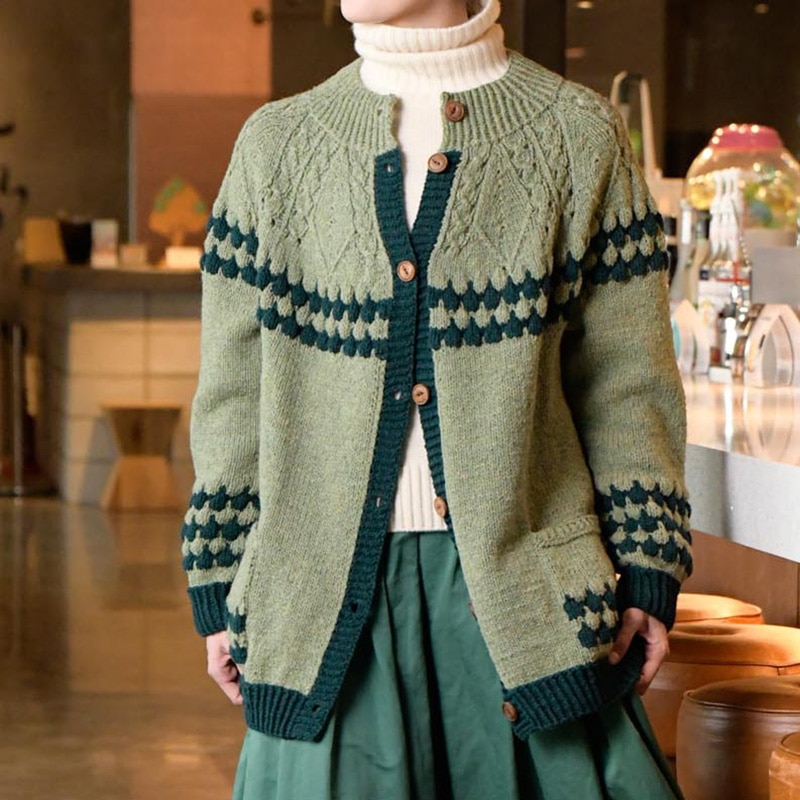 レシピ〉バブルステッチのカーディガン: レシピ｜手づくりタウン by