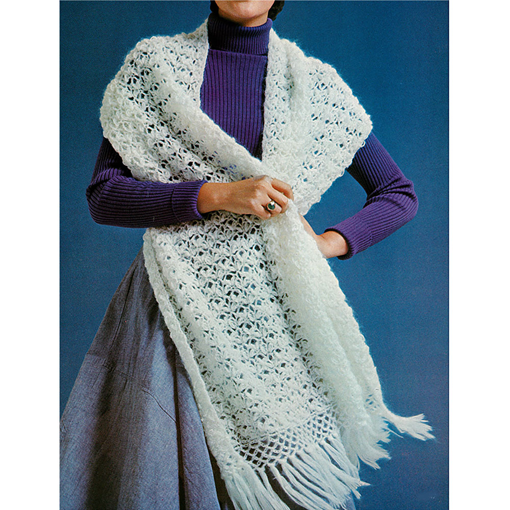 レシピ〉モヘヤのロングストール: レシピ｜手づくりタウン by 日本