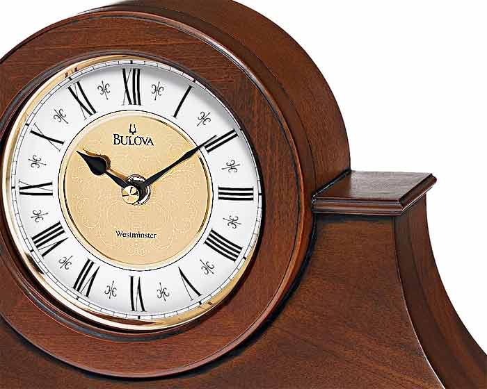 Bulova B1765 Cambria Chiming Mantel Clock - The Clock Depot
