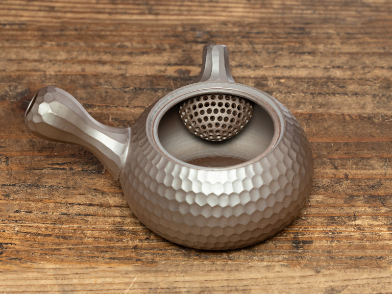 萬古焼 急須 ダイヤカット 伊呂久作 100 ml [POT-23-041-0100