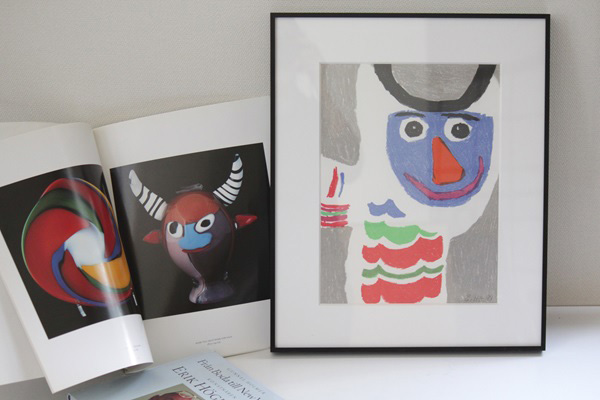 Erik Hoglundエリック・ホグラン リトグラフ(フレーム付）/COW