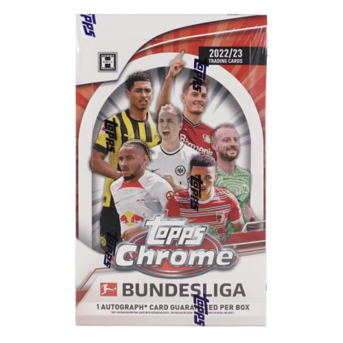 2022-23 Topps Chrome Bundesliga Soccer Hobby Box Factory Sealed 1 Auto