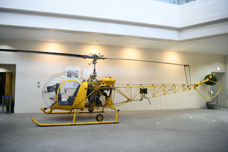 ANAが創業時に導入したヘリコプターを解体 新施設に移設へ - TRAICY