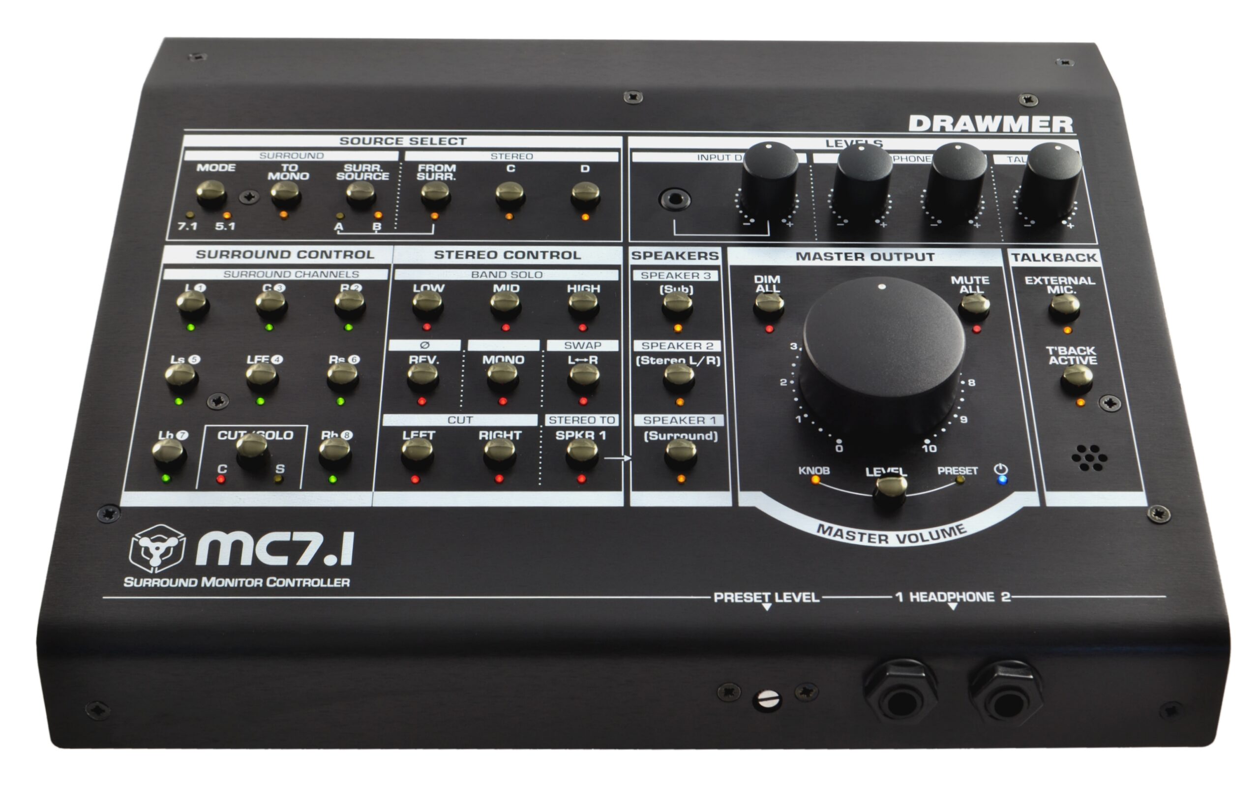 MC7.1 Surround Monitor Controller - TransAudio Group