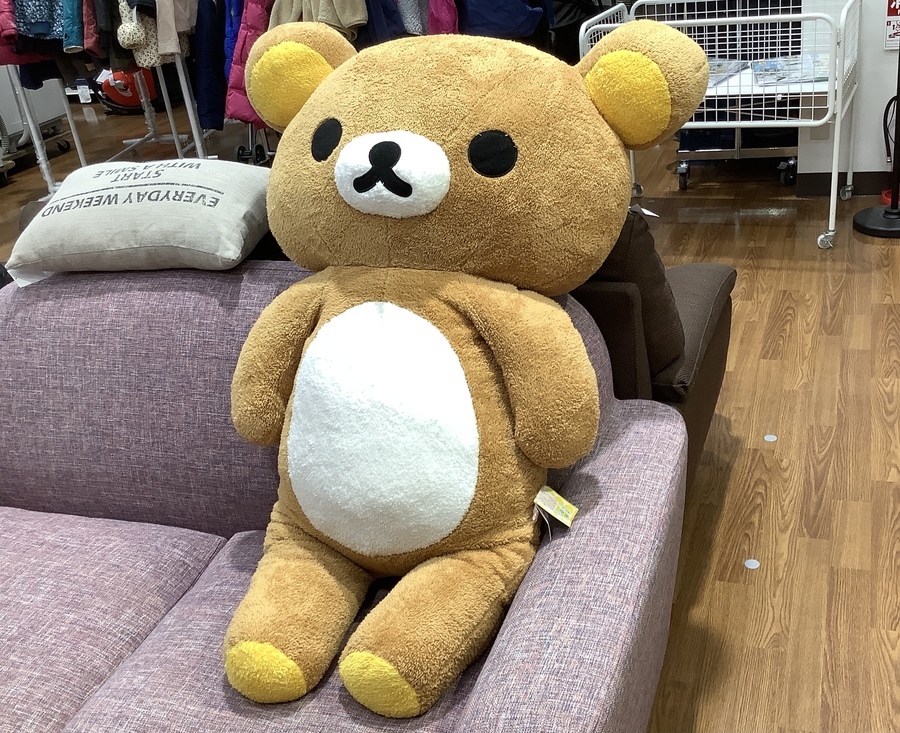 Dan-X(サンエックス) リラックマの特大ぬいぐるみ 入荷致しました