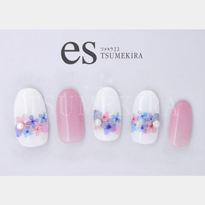 ネイルシール ツメキラ/レジンシール レジンクラブ / 【es】紫陽花
