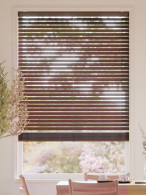 プレミアム ウッドブラインド【桐】 | 少ない力で操作が可能なループ式