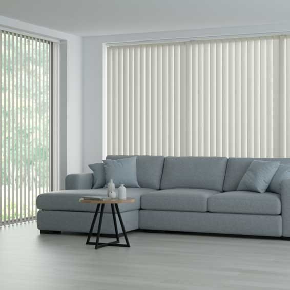 遮光 ナチュラル アイボリー バーチカルブラインド