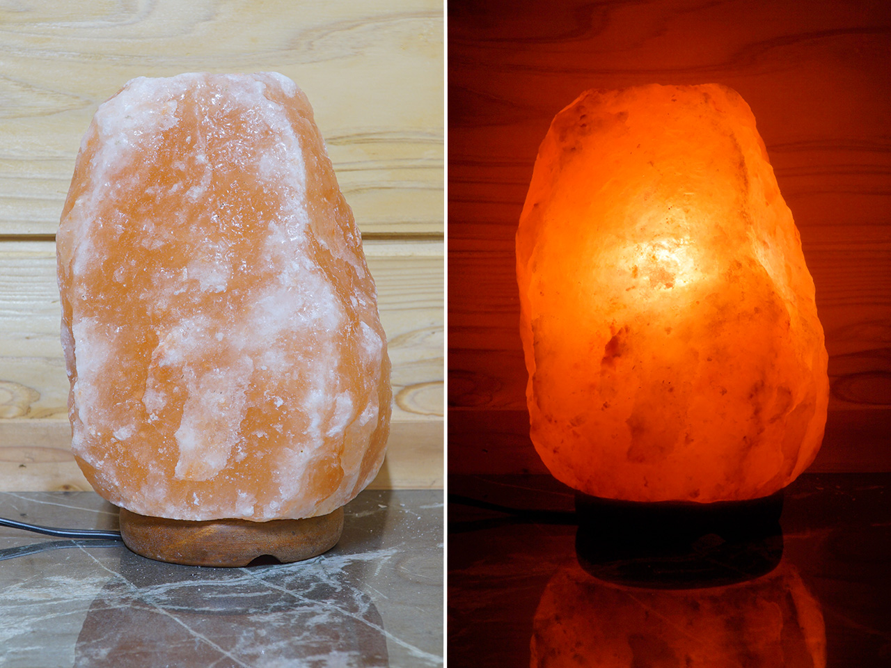 インテリアや間接照明におすすめ！『岩塩ランプ・ソルトランプ』による