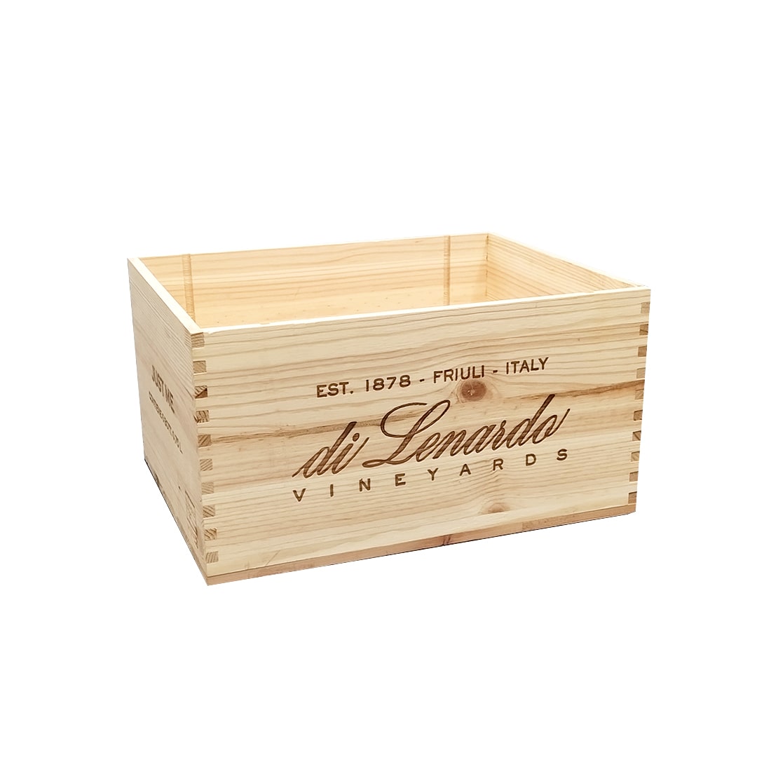 ワインの運搬輸送に使用したワイン木箱ケース12本入り 3個セット