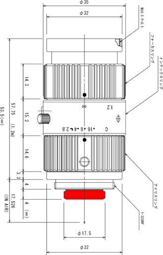 M7528-MP-CBCメガピクセルCマウントレンズ